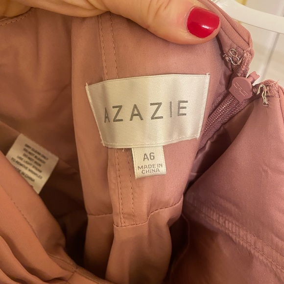 Azazie Alia Dusty Rose Bridesmaid Dress - Picture 5 of 5